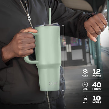 Stainless Steel Tumbler - green