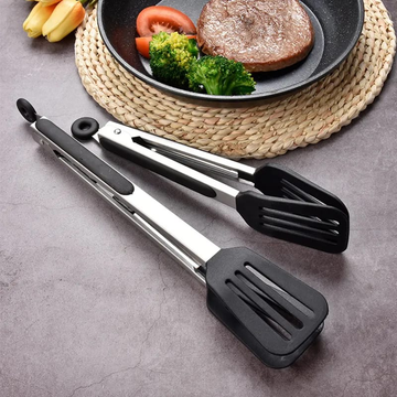 Serving and Cooking Tong - Heat Resistant Non Stick Tong Non Stick Chimta Spoon