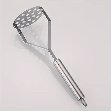 1pc stainless steel potato masher non slip handle durable