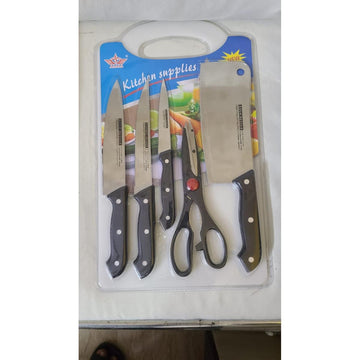 5 Piece Stainless Steel Kitchen Knife Set