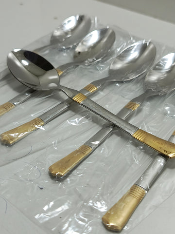 Small 6pcs Set Silver Spoon set - S1
