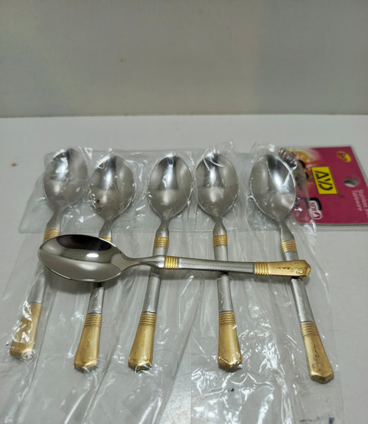 Small 6pcs Set Silver Spoon set - S1