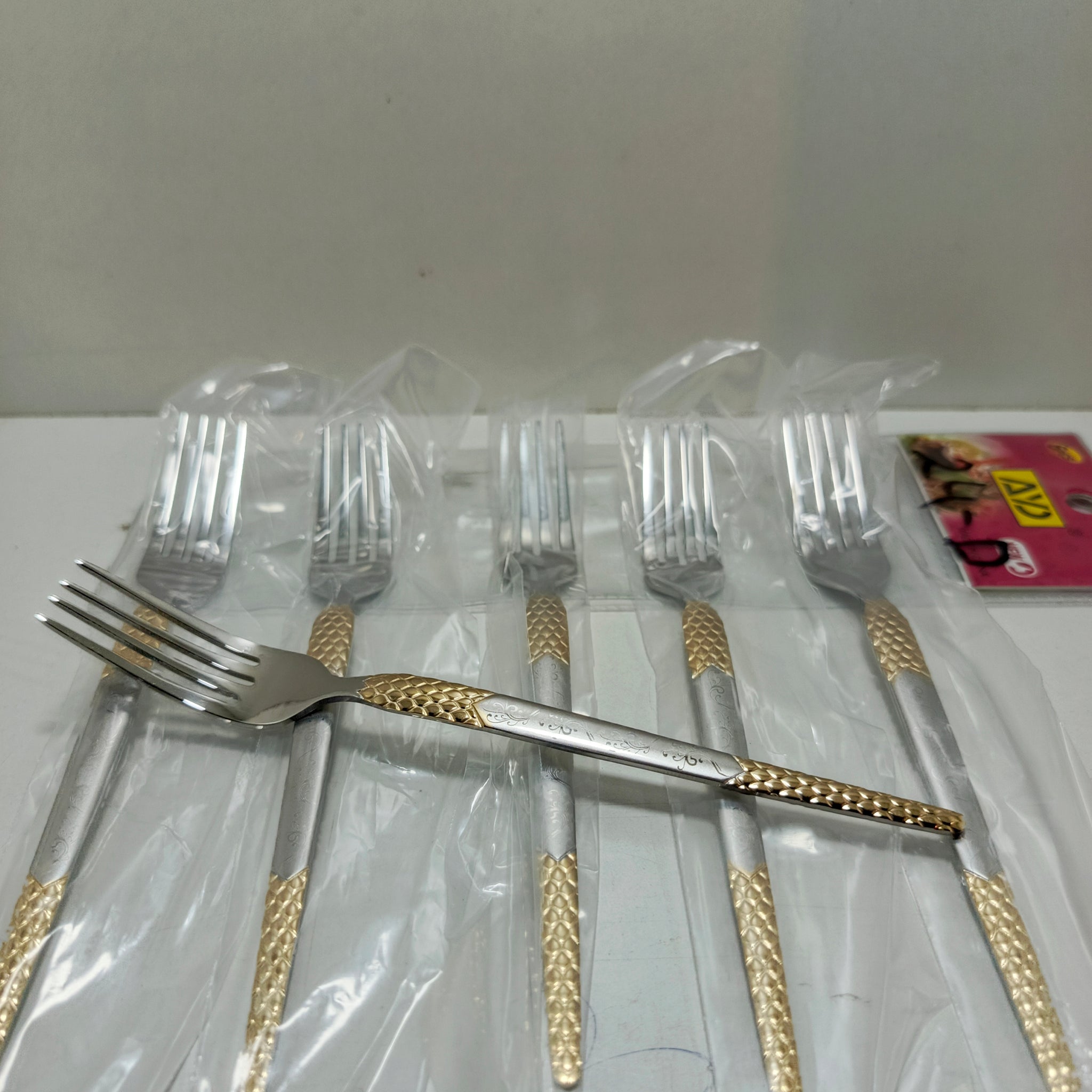 Small 6pcs Set Silver Fork set - S4