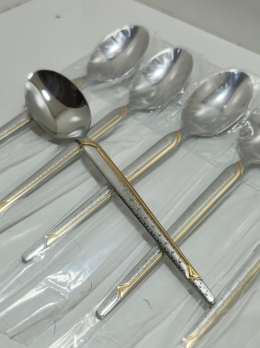 6pcs Set Silver Spoon set - S5