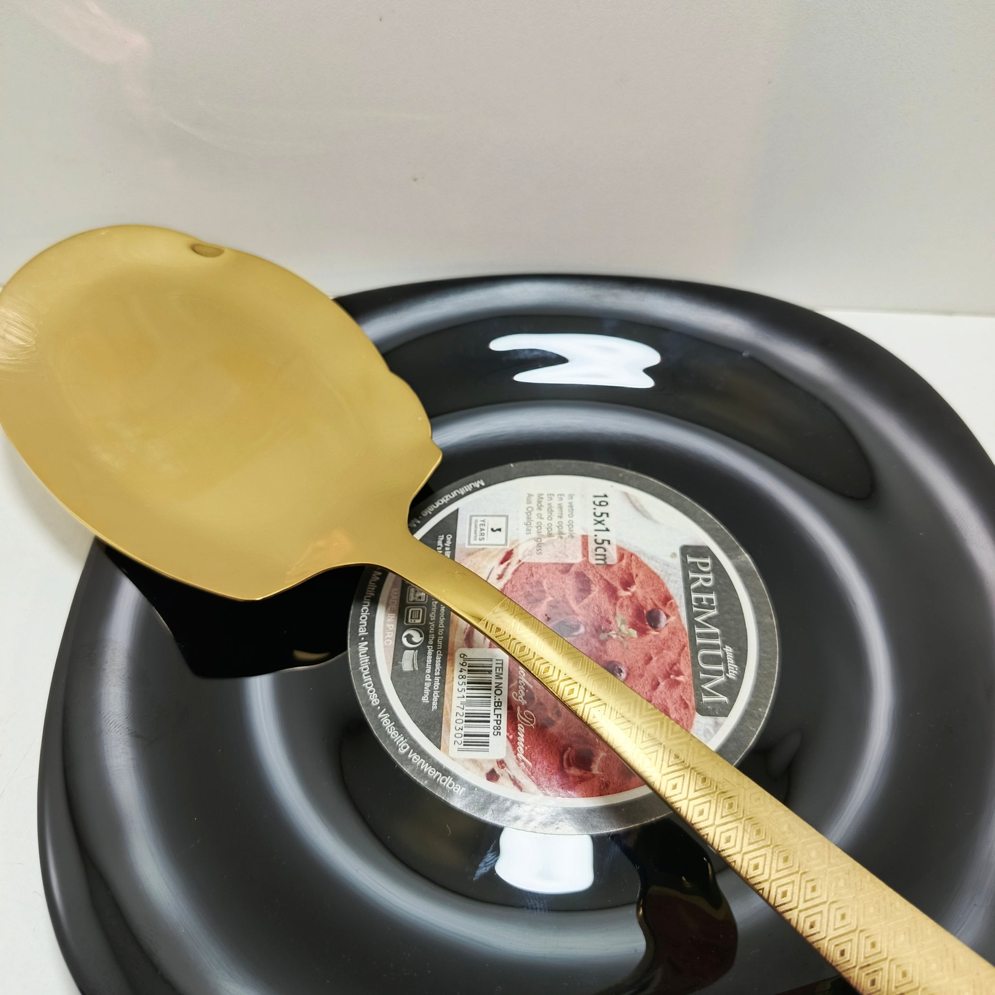 One Pcs Golden Rice Spoon Luxury Look for Kitchen