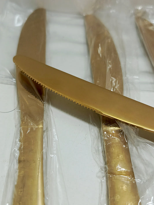 6pcs Set Golden Knife set - G2