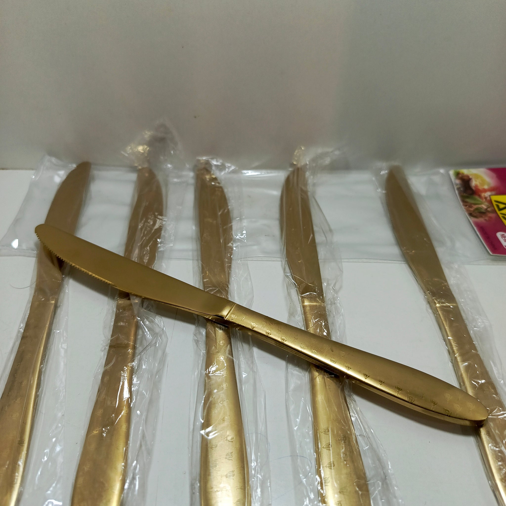 6pcs Set Golden Knife set - G2
