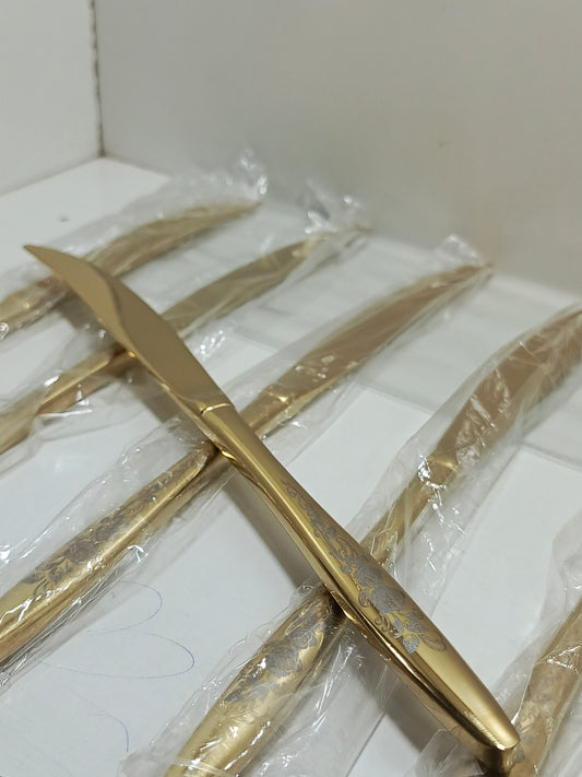6pcs Set Golden Knife set - G1