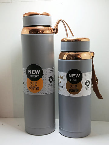 Stainless steel Water Bottle with Vacuum Flask - New Sport