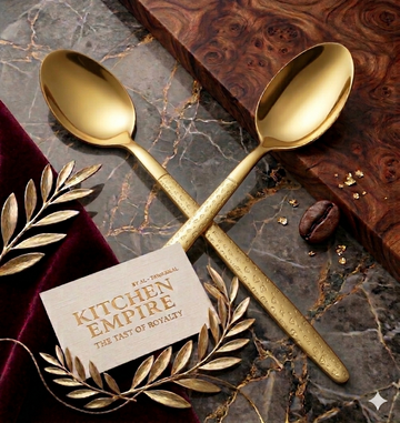 Ayd Cutlury Set  Golden Spoon Set