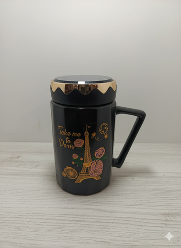 Printed Ceramic Coffee Mugs With Golden print Ceramic Mug