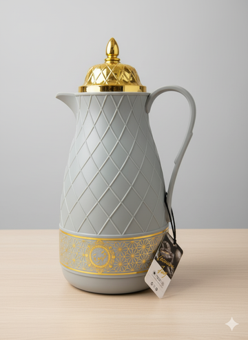 Golden Vacuum Flask Tea And Coffee Pot 1Liter Thermos