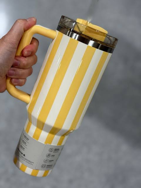 Stainless Steel Tumbler -  Lining design - D1