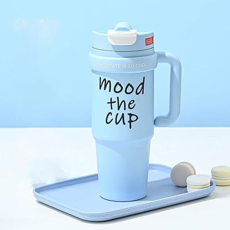 Stainless Steel Tumbler - Blue ( fancy )