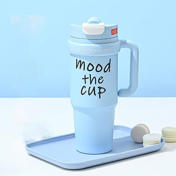 Stainless Steel Tumbler - Blue ( fancy )