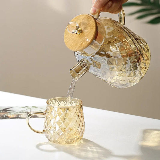 Glass Tea pot Kettle Sets