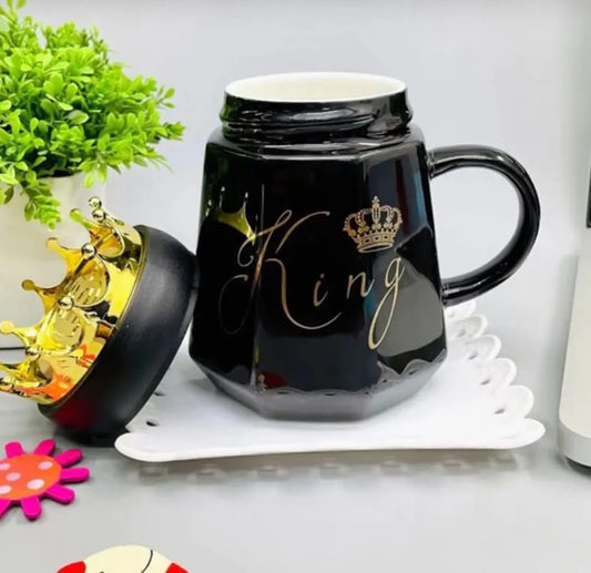 Elegant Creative King Crown Ceramic Mug