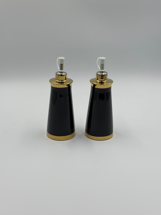 Black Golden Bowl Soup set 13 pcs set