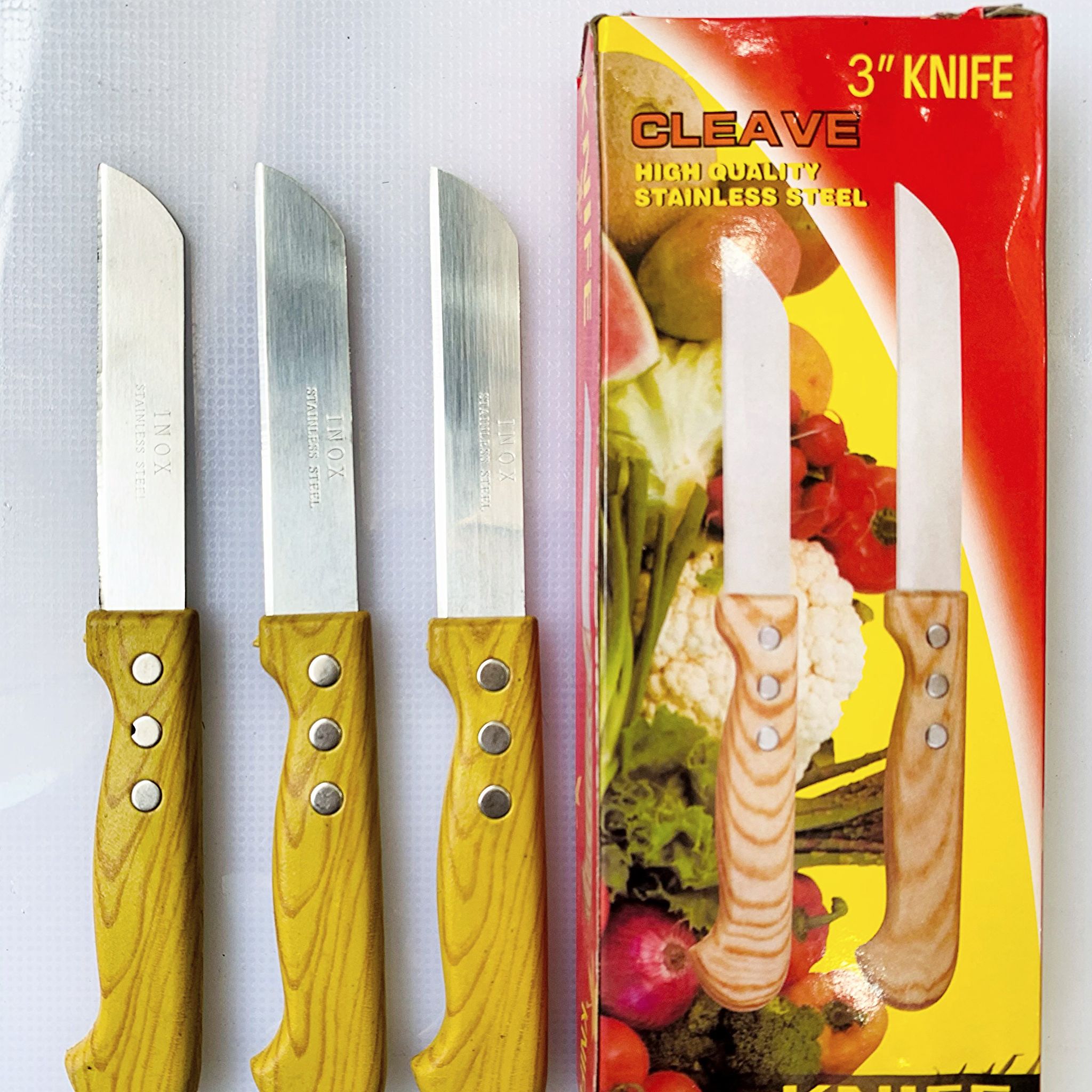 Fruit Knives | Wooden Color Fruit Knife | Kitchen Knife set