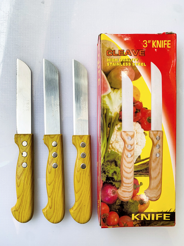 Fruit Knives | Wooden Color Fruit Knife | Kitchen Knife set
