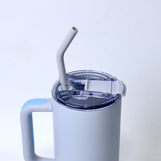 Frost White Tumbler – Stainless Steel - 1200 ml | Leak-Proof | OJAY