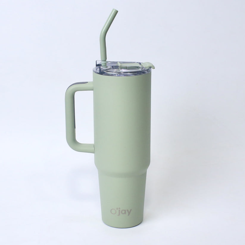 O’jay Sage Green Tumbler | Leak-Proof Stainless Steel - 1200ml
