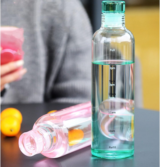 Heat Resistant Bottle, Transparent Glass Water Bottle