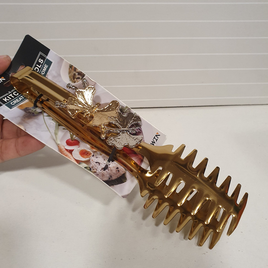Butterfly Design Golden Tong-D2