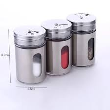 Glass Salt And Pepper Shakers Salt Dispenser