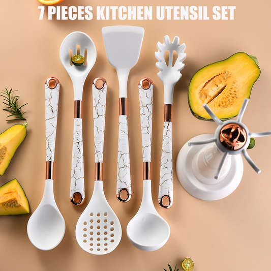 Silicone Kitchen Utensil Tool Set for Cooking