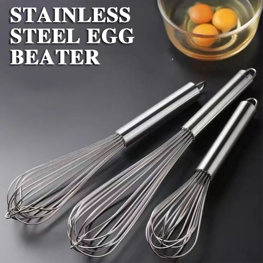 Hand Whisk Beater Whisker For Mixing Baking Whipping Stainless Steel