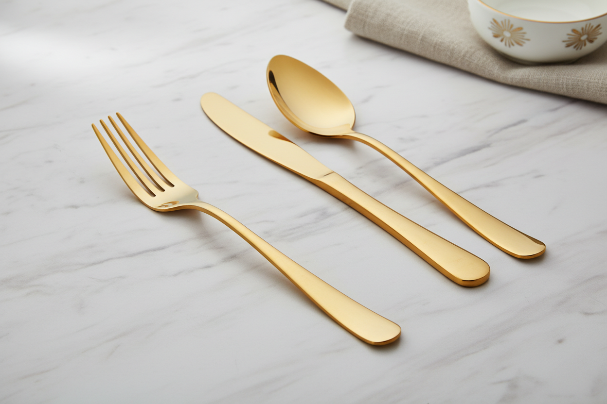 golden cutlery