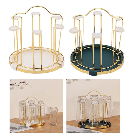 Cup Drying Rack Stand Mugs Cups Organizer