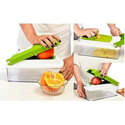 Nice Dicer 12 in 1 Multi Function Vegetable and Fruits Cutter, Slicer, Dicer, Grater, Chopper