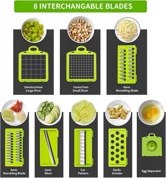 Vegetable Chopper Cutter Slicer Multifunctional 16-in-1