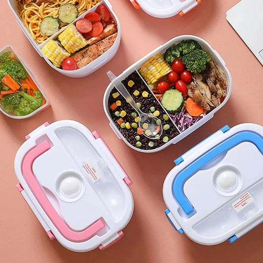 Portable Electric Lunch Box with Hot Food Container, 400W USB Powered