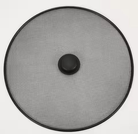 Meshed Lid Splatter Screen By Handy Helpers - Black
