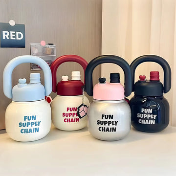 Large Capacity High-Value Children's Summer Vacuum Flask Thermos Portable