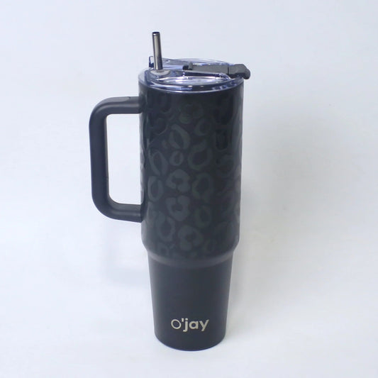 O’jay Midnight Panther Tumbler – 40oz 1200ml | Leak-Proof, Vacuum Insulated Mug 116
