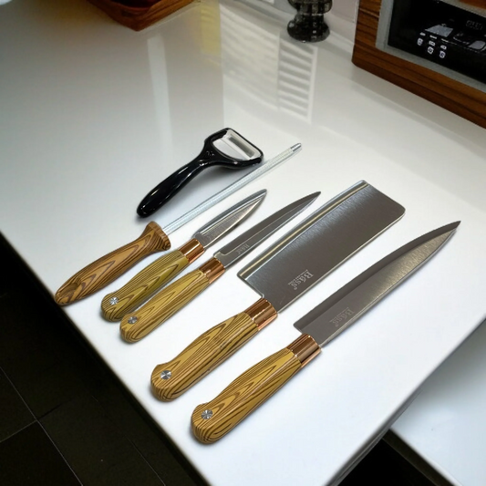 6 Pcs Knife Set