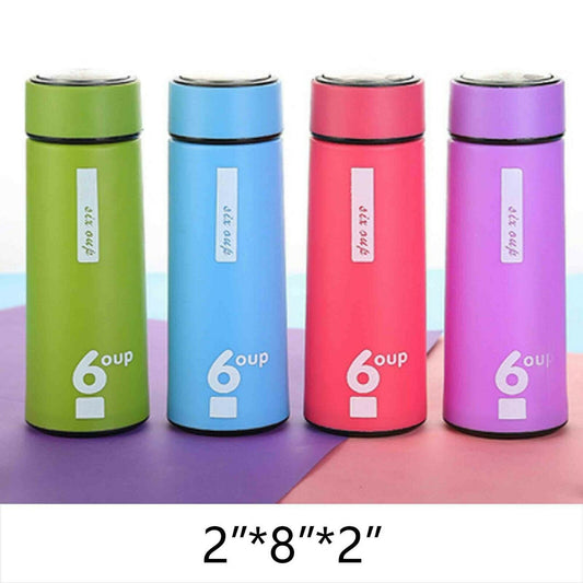 450ml - Portable Glass Water Bottle Leak-proof  with Silicone Protective Sleeve