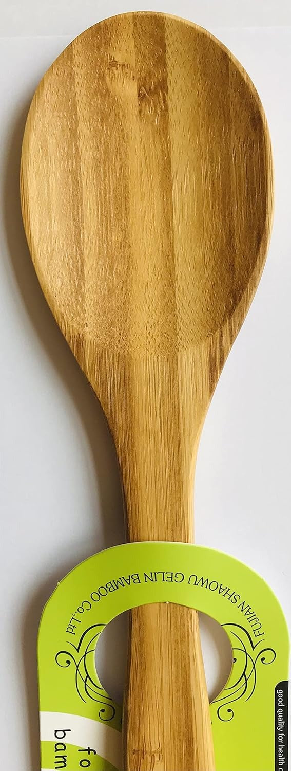 Cooking Frying Bamboo Spoon Kitchen Wooden - D1