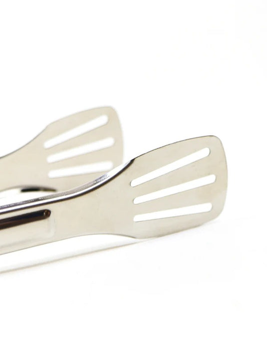 Stainless Steel Food Serving Tongs Silver