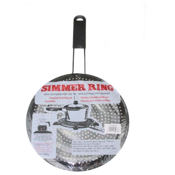 Simmer Ring A Slow Fire Ring Aluminum Heat Diffuser Handle distributer Pots Kitchen Double Boiler