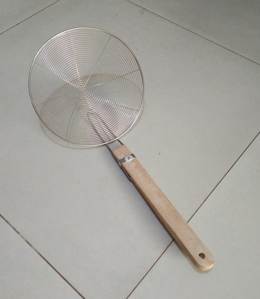 Stainless Steel Long Handle Kitchen Frying Cooking Deep Fry Strainer