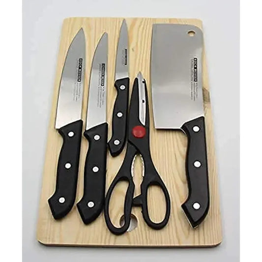 5 Piece Stainless Steel Kitchen Knife Set