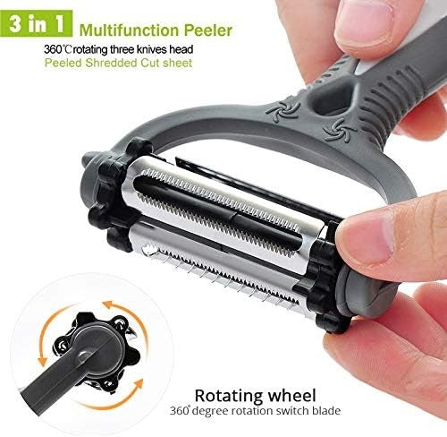 3 in 1 Vegetable Peeler Smile facre