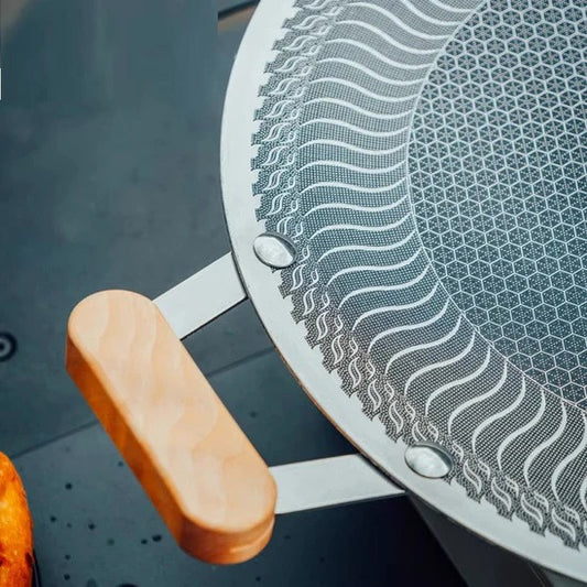 Non-Stick Laser Coated Tawa with Double Wooden Handle