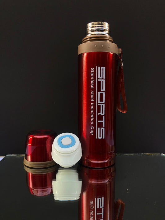 Stainless steel 750ml Water Bottle with Vacuum Flask - Sports
